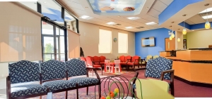 Photo of a recently completed Medical Office waiting room