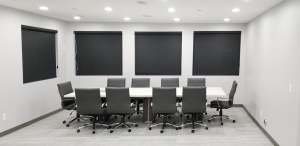 Photo of a recently completed Medical Office conference room