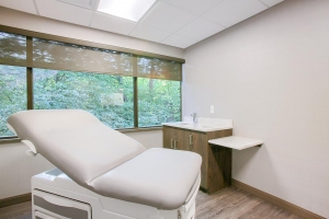 Photo of Exam room in recently completed medical office building