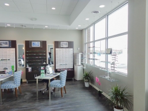 photos of a recently completed medical office for eyeglasses