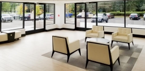 Photo of a recently completed Medical Office waiting room