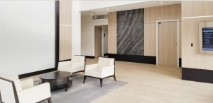 Photo of a recently completed Medical Office waiting room