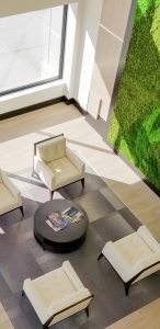 Photo of a recently completed Medical Office waiting room