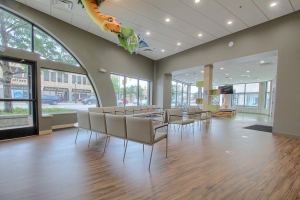 Photo of a recently completed Dental Office waiting room