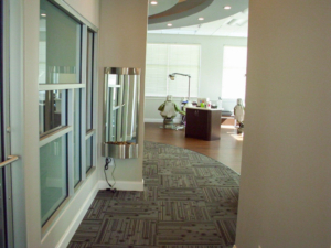 Photo of a recently completed Dental Office front entry.